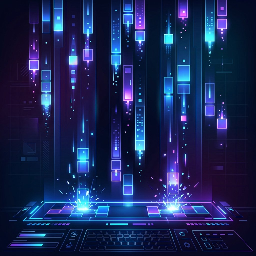 Falling Letters typing game preview
